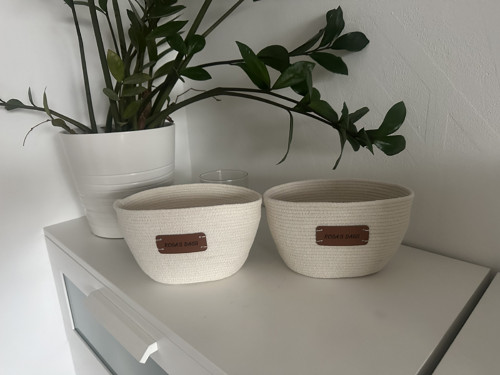 Objednávka 4x košíček - slonová kost — foto 3