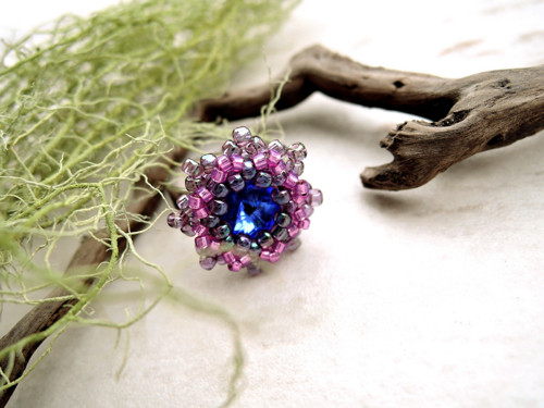 Swarovski prstýnek "Royal blue"- dětský! — foto 3