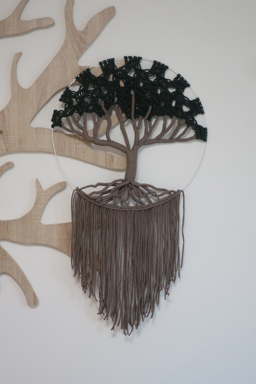 Strom života macramé průměr kruhu 50cm — foto 2