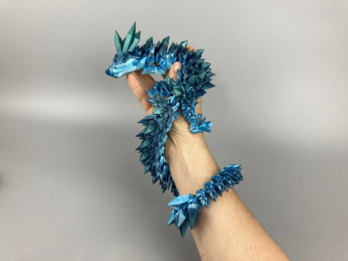 Krystalový drak - 55cm, 3D tisk — foto 6