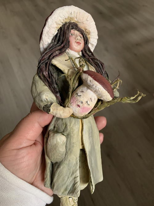 Bavlněná hračka "Houba s dítětem". — foto 3