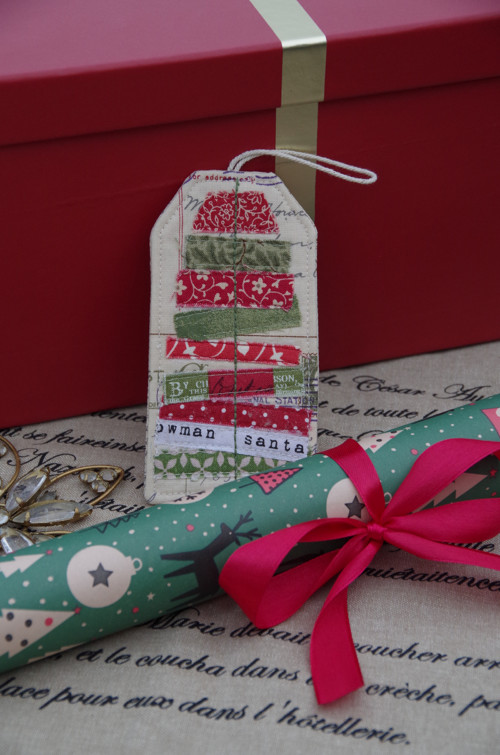 Vánoční cedulka na dárky "Santa" — foto 3