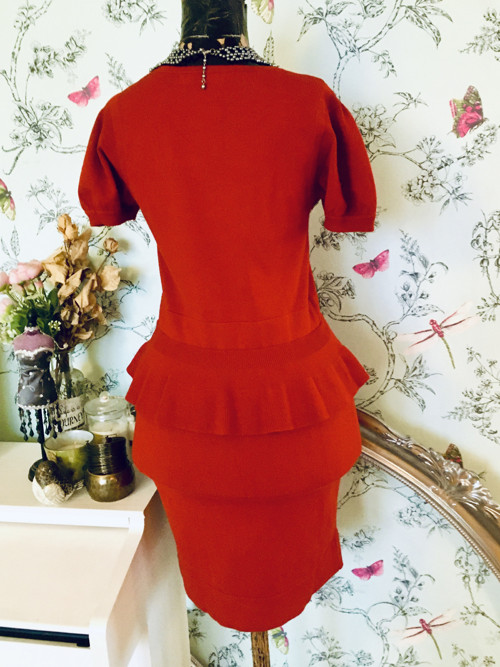 Šaty vintage chic úpletové — foto 3