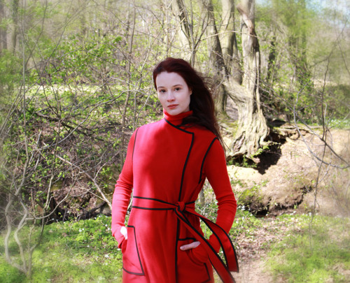 Vesta kašmírová červená — foto 4