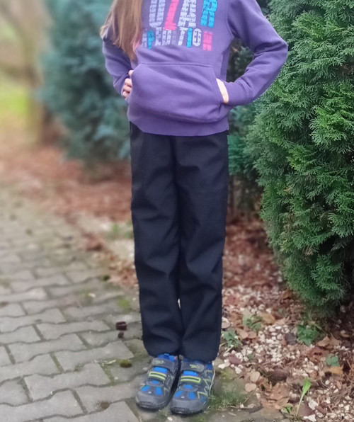 Softshellové kalhoty jednobarevné — foto 3