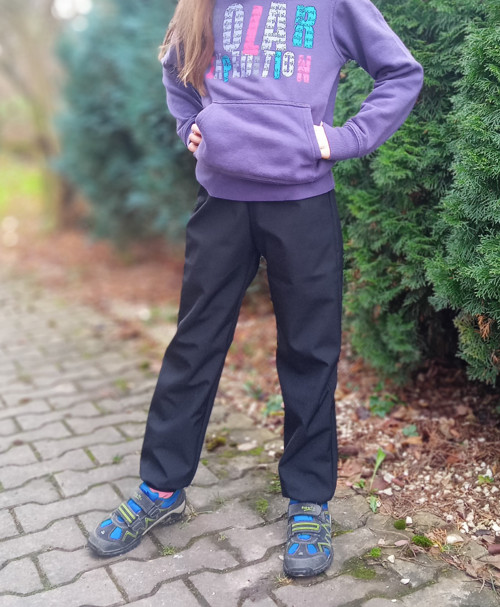 Softshellové kalhoty jednobarevné — foto 2
