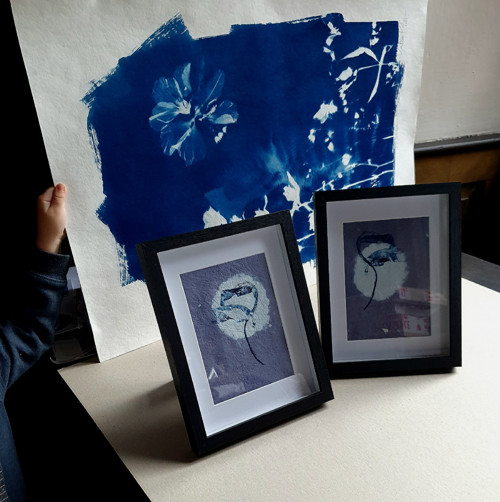METAMORPHOSIS - Originální MONOTYP v rámu — foto 3