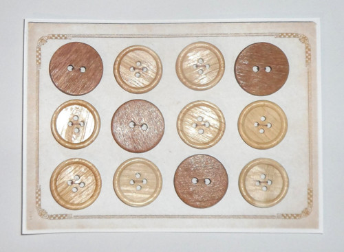 12x DŘEVĚNÉ knoflíky — foto 2