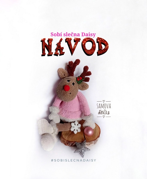 Návod - Daisy, háčkovaná sobí slečna — foto 2