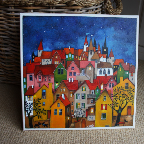 Noc plná příběhů ... 40x40cm — foto 5