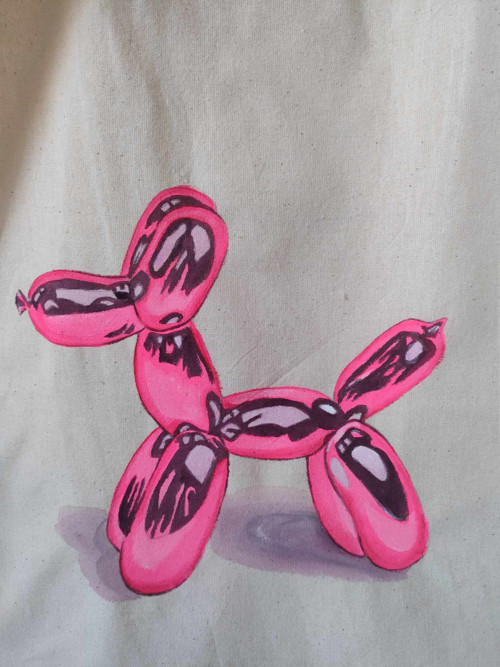 Látková taška Pink Dog — foto 2