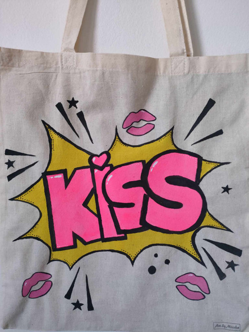 Látková taška Kiss — foto 2