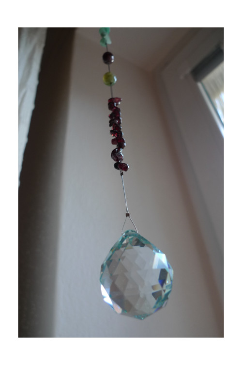 Lapač slunce, suncatcher, granát, aventurín — foto 4