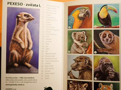 Pexeso Zvířata I. - lemur kata — foto 3