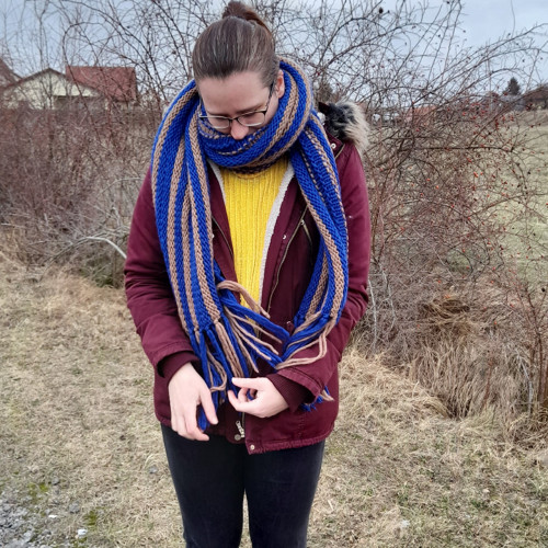 Dlouhá šála inspirovaná Mrzimorem — foto 5