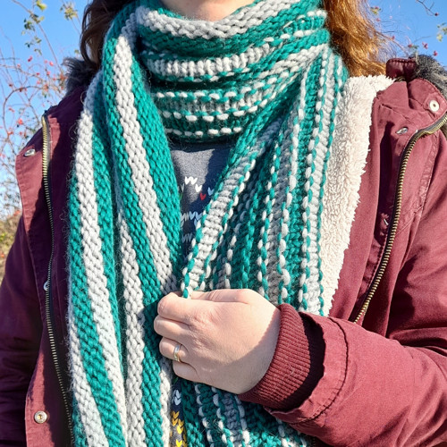 Dlouhá šála inspirovaná Mrzimorem — foto 3