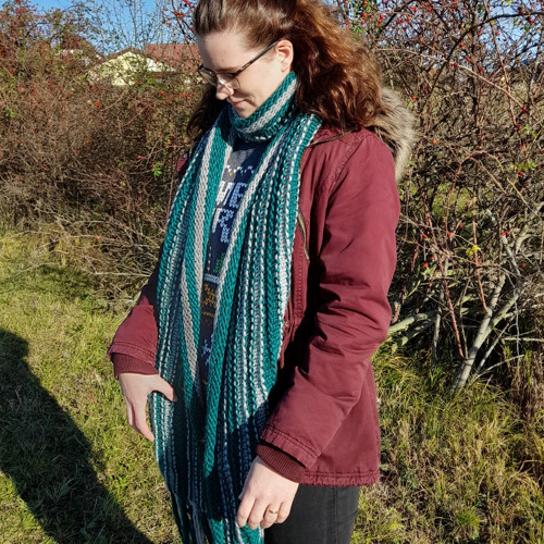 Dlouhá šála inspirovaná Mrzimorem — foto 4