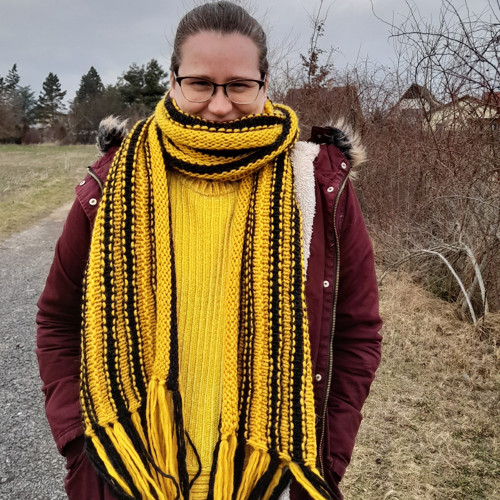 Dlouhá šála inspirovaná Mrzimorem — foto 6