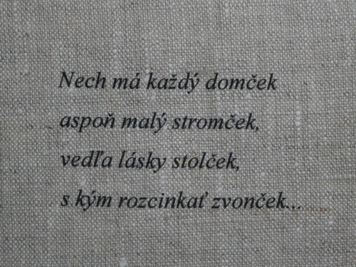 Povlak ľanový Stromček — foto 3