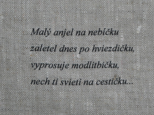 Povlak ľanový Anjel — foto 2