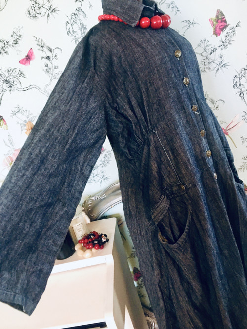 Šaty retro jeans originál — foto 3