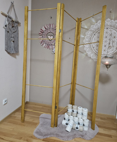 Autorský BOHO MACRAME PARAVAN 175 — foto 5