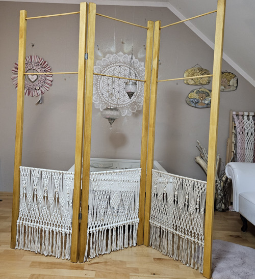Autorský BOHO MACRAME PARAVAN 175 — foto 4