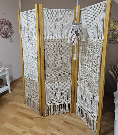 Autorský BOHO MACRAME PARAVAN 175 — foto 3