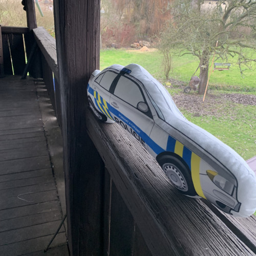 Police automobil - 3D polštář — foto 4