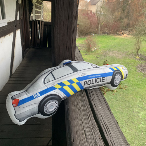 Police automobil - 3D polštář — foto 3