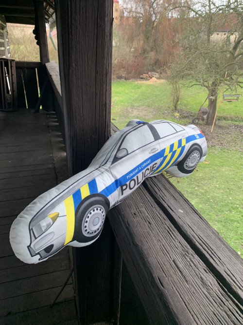 Police automobil - 3D polštář — foto 2