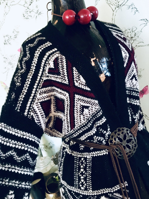 Kardigan boho vzory indiánské — foto 3