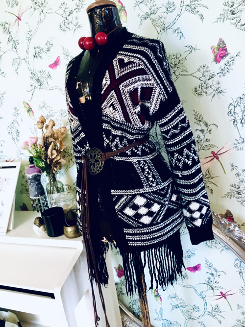 Kardigan boho vzory indiánské — foto 4