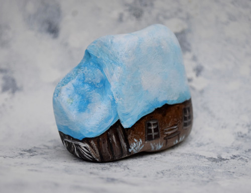 Malovaný kámen 7x6 cm — foto 4