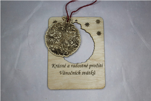 Dřevěná vánoční přání — foto 2