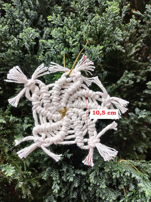 Sněhová vločka, vánoční dekorace — foto 2