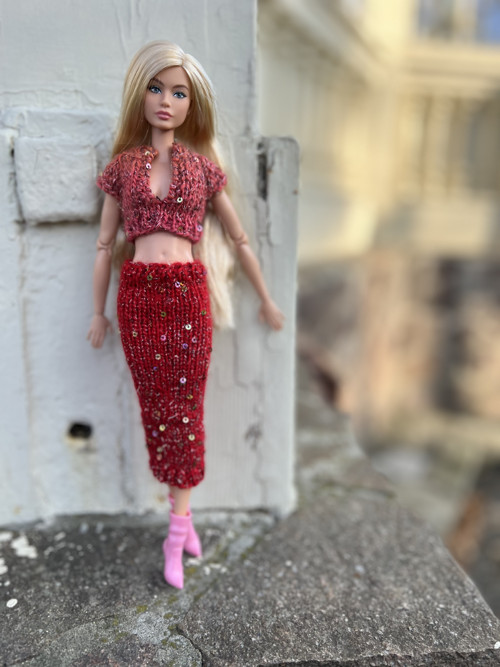 Set pro Barbie červená — foto 4