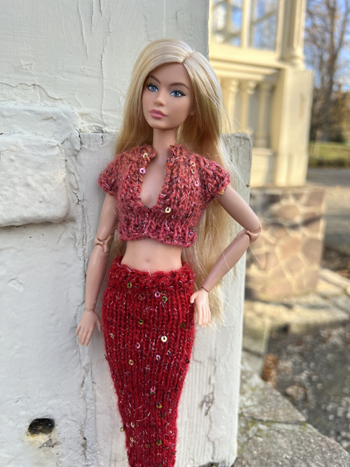 Set pro Barbie červená — foto 2