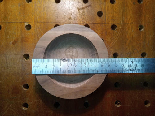 Miska kulatá ořechová ø 11 cm — foto 4