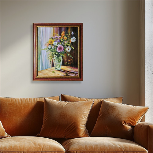 Kytice ve skle 60x50cm — foto 3