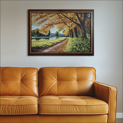 Podzimní večer 90x60cm — foto 3