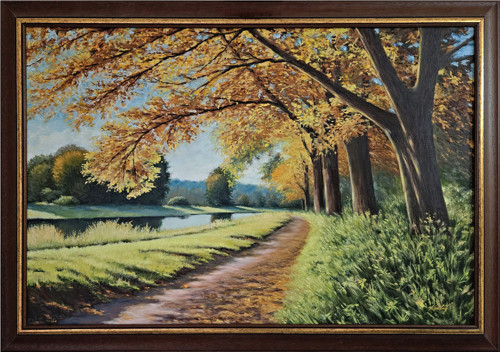 Podzimní večer 90x60cm — foto 2