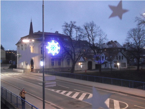 Rozkvetlé vánoční okno. Varianty — foto 6
