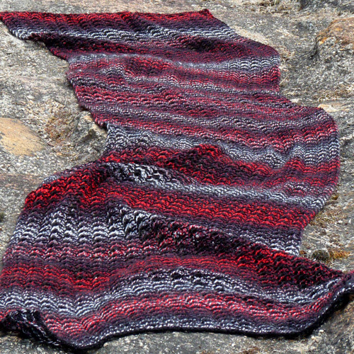 Dlouhá pletená šála - MAGIC (merino) — foto 6