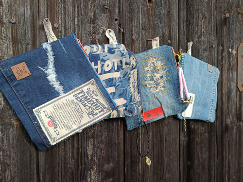 Denim taštičky — foto 2