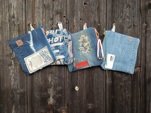 Denim taštičky — foto 5