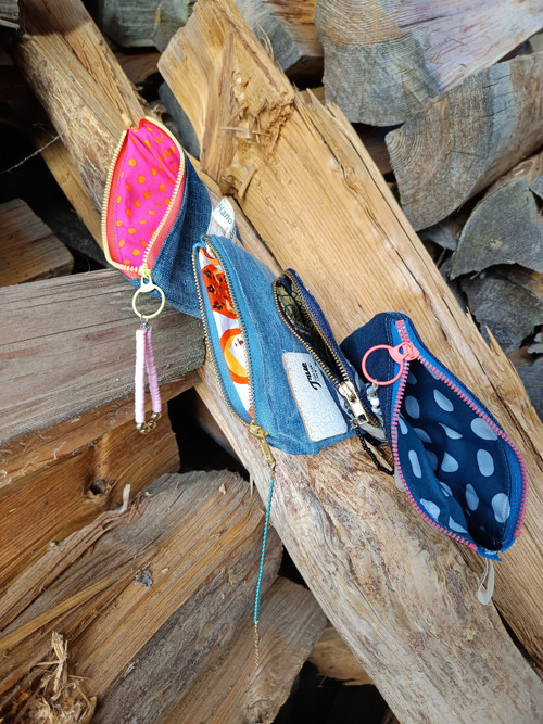 Denim taštičky — foto 6