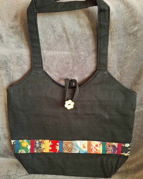 Nádherná patchwork kabelka vintage z Japonska!! — foto 3