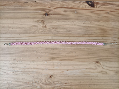 Růžový choker — foto 4