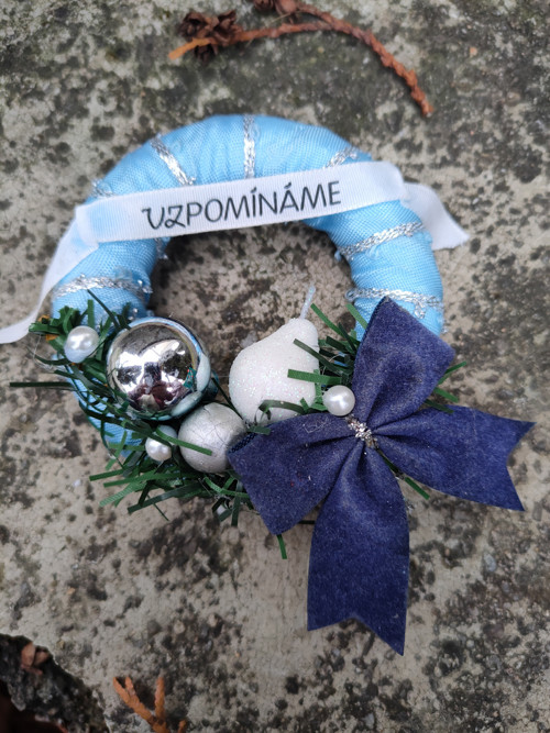 Mini věneček modrý — foto 2
